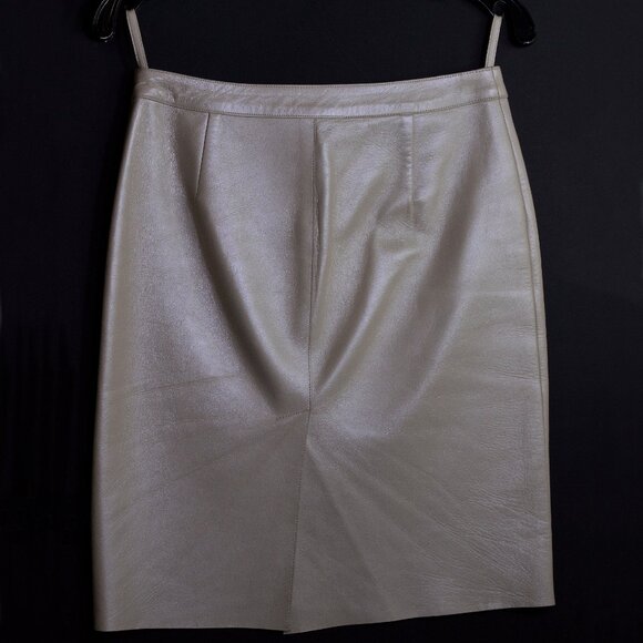 Miu Miu Italy Leather Skirt - Picture 2 of 5